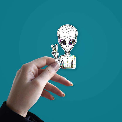 Alien sticker