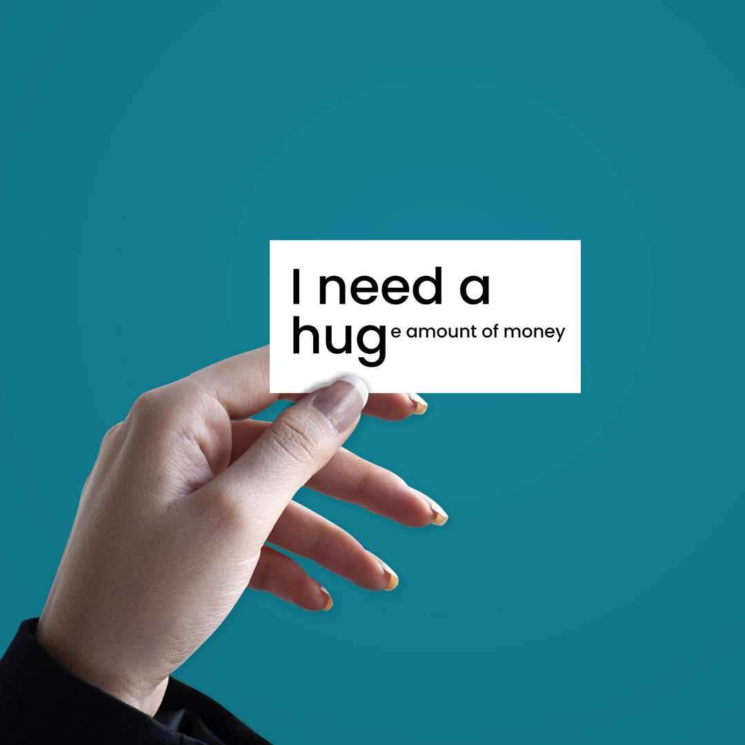 I Need a Hug Sticker