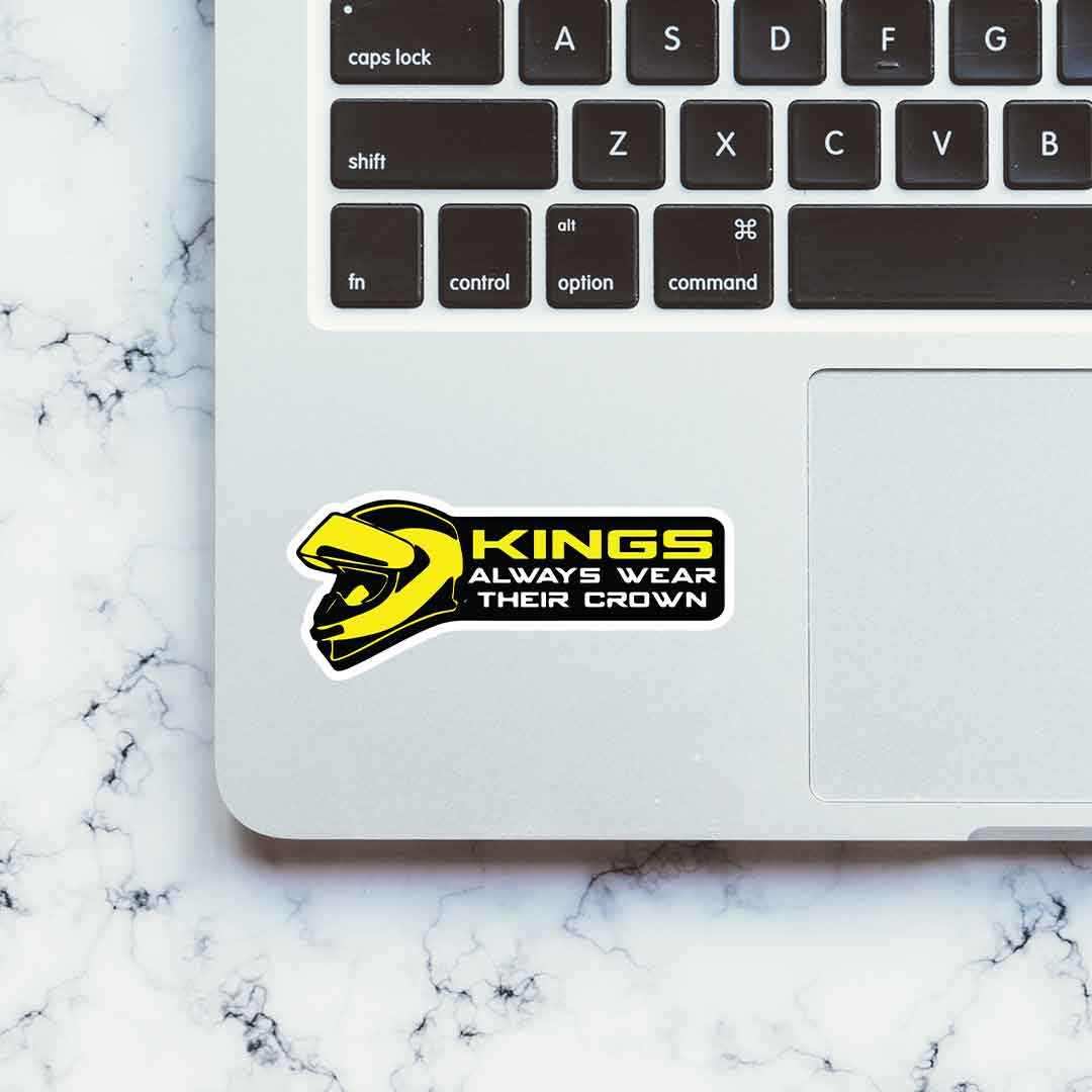 Kings Always Wear Their Crown Sticker