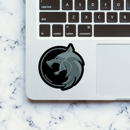 The Witcher Wolf Logo Sticker