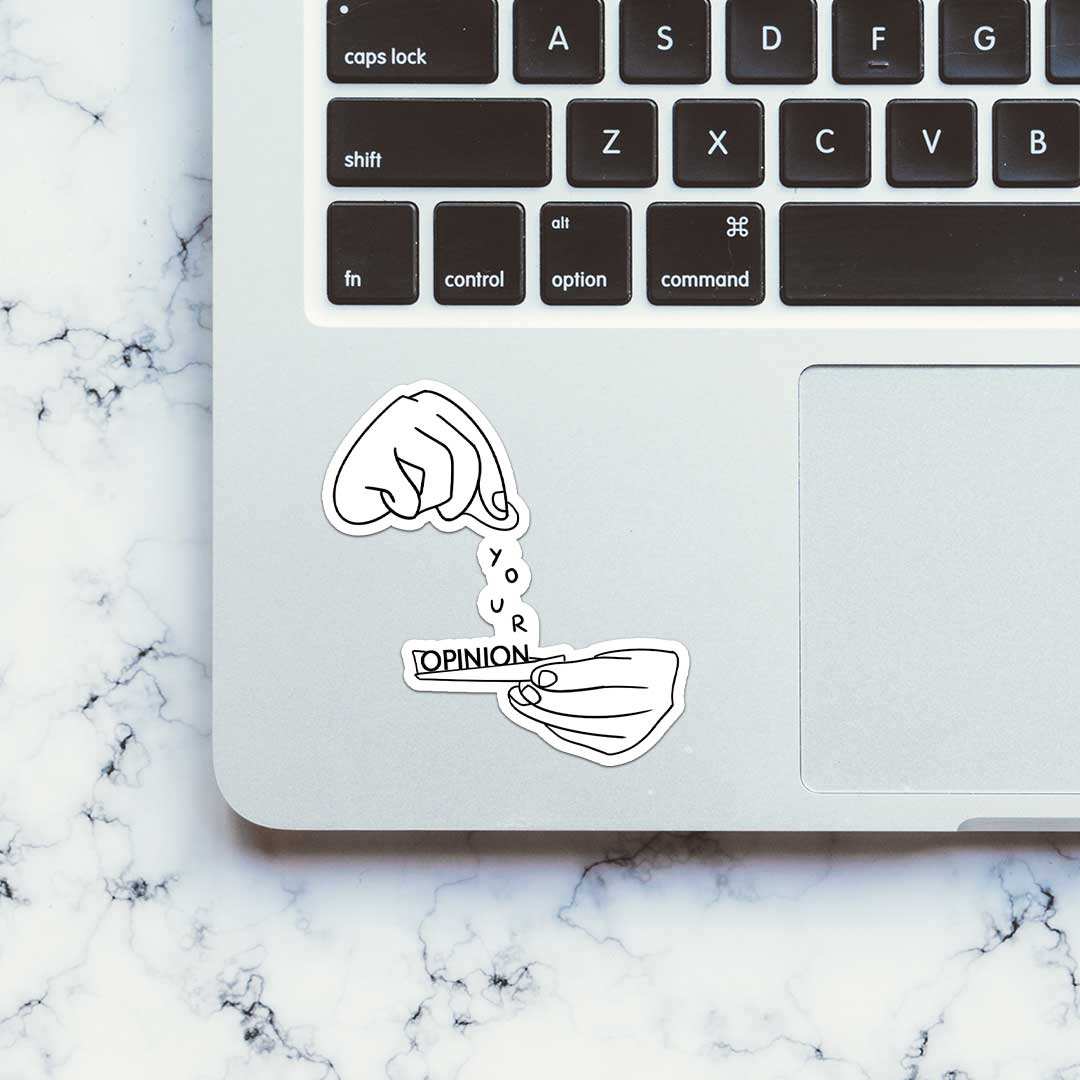 Your Opinion Sticker